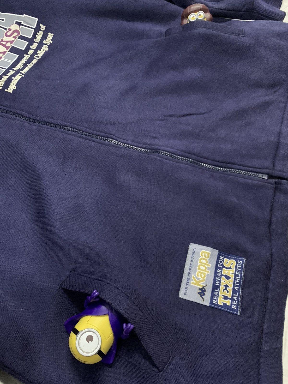 Kappa Vintage 90s Kappa Full Zip Oversized Printed Hoodies Size US L / EU 52-54 / 3 - 8 Thumbnail