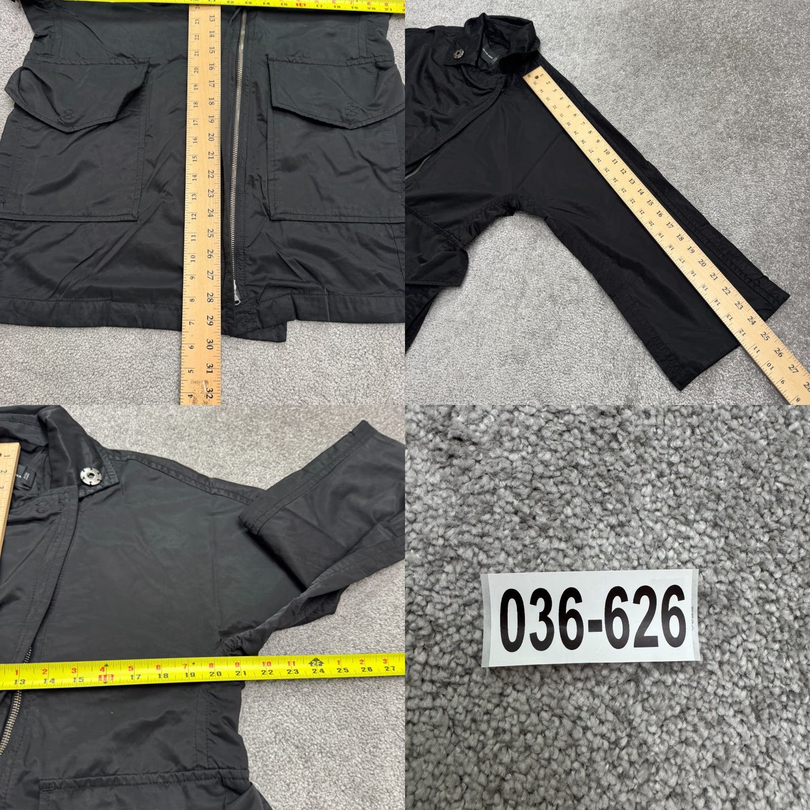 Club Monaco Club Monaco Black Asymmetrical Full Zip Hoodie Jacket Womens XS Jacket Size XS / US 0-2 / IT 36-38 - 8 Thumbnail