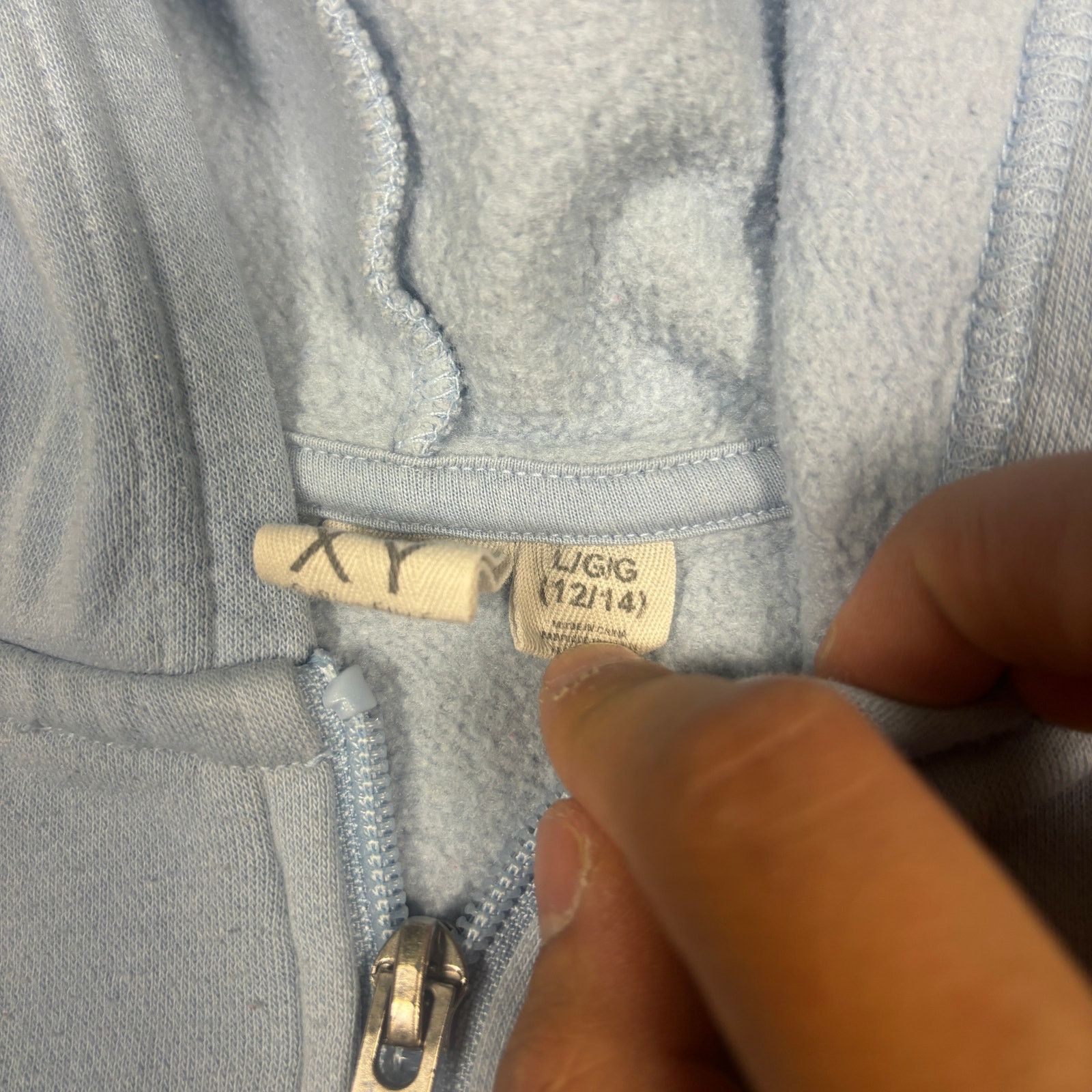 Quiksilver y2k 2000s style ROXY zip up hoodie blue womens XS/S summer Size XS / US 0-2 / IT 36-38 - 5 Thumbnail