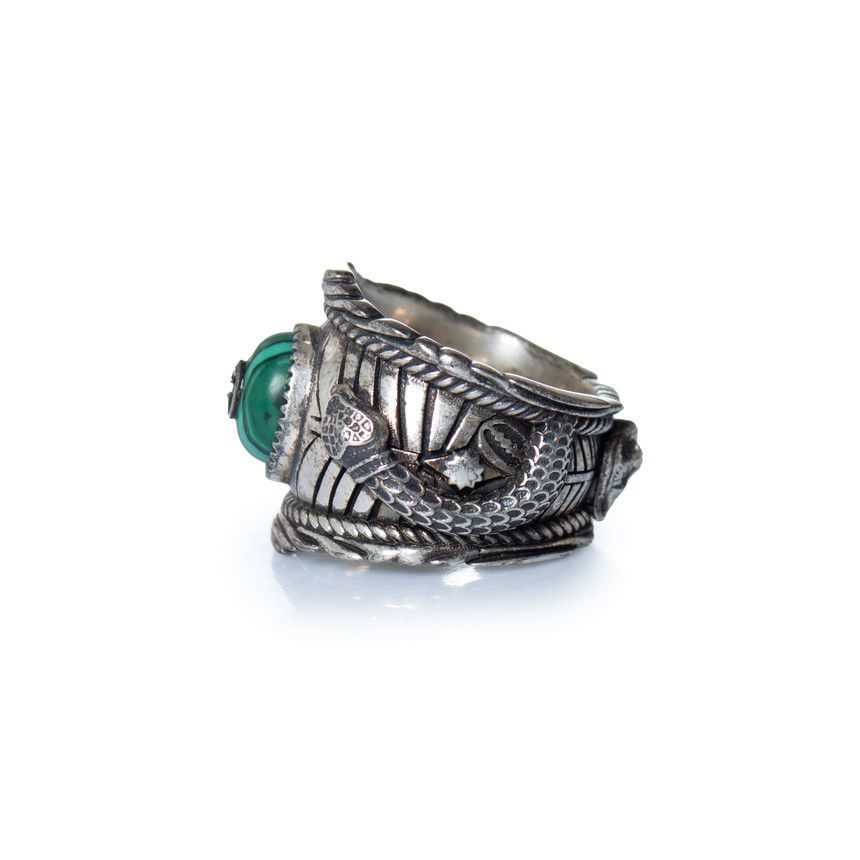 Gucci Gucci, silver garden logo ring Size ONE SIZE - 5 Thumbnail