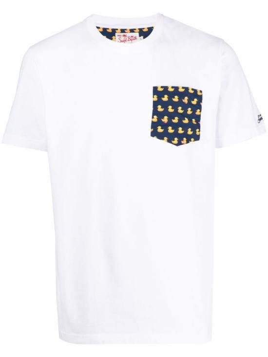 MC2 Saint Barth MC2 SAINT BARTH Men T-Shirts BLA0001 03099H White Size US M / EU 48-50 / 2 - 1 Thumbnail