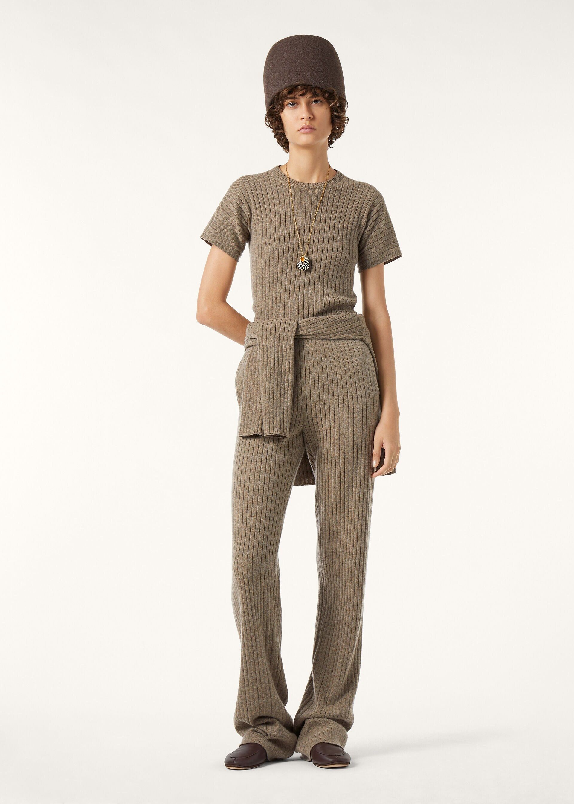 Loro Piana os11x0426 FAP5842 Coste Crewneck Sweater in Brown Size XS / US 0-2 / IT 36-38 - 2 Thumbnail
