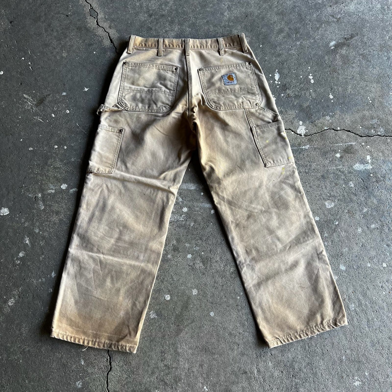 Carhartt × Vintage Carhartt brown double knee work wear carpenter pants Size US 30 / EU 46 - 4 Thumbnail