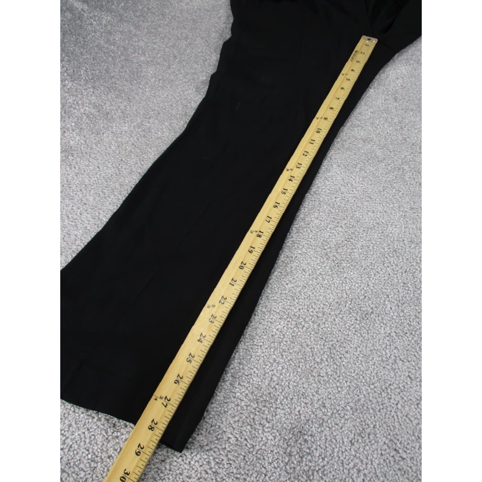 Theory Theory Dress Pants Womens 8 Jeldra Black Wool Blend Flare Size 30" / US 8 / IT 44 - 6 Thumbnail