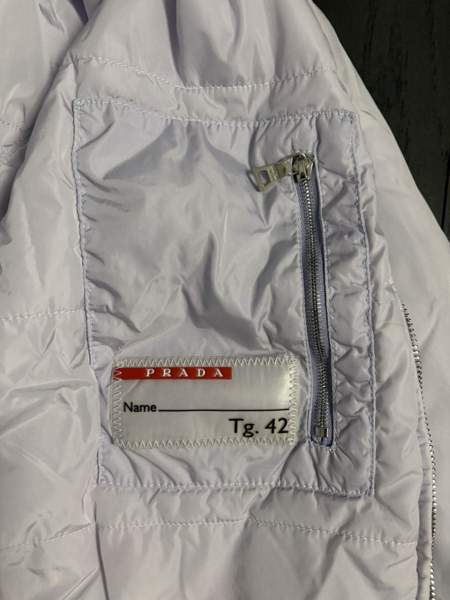 Prada Prada Sport Cropped Nylon Puffer Jacket Size S / US 4 / IT 40 - 6 Thumbnail