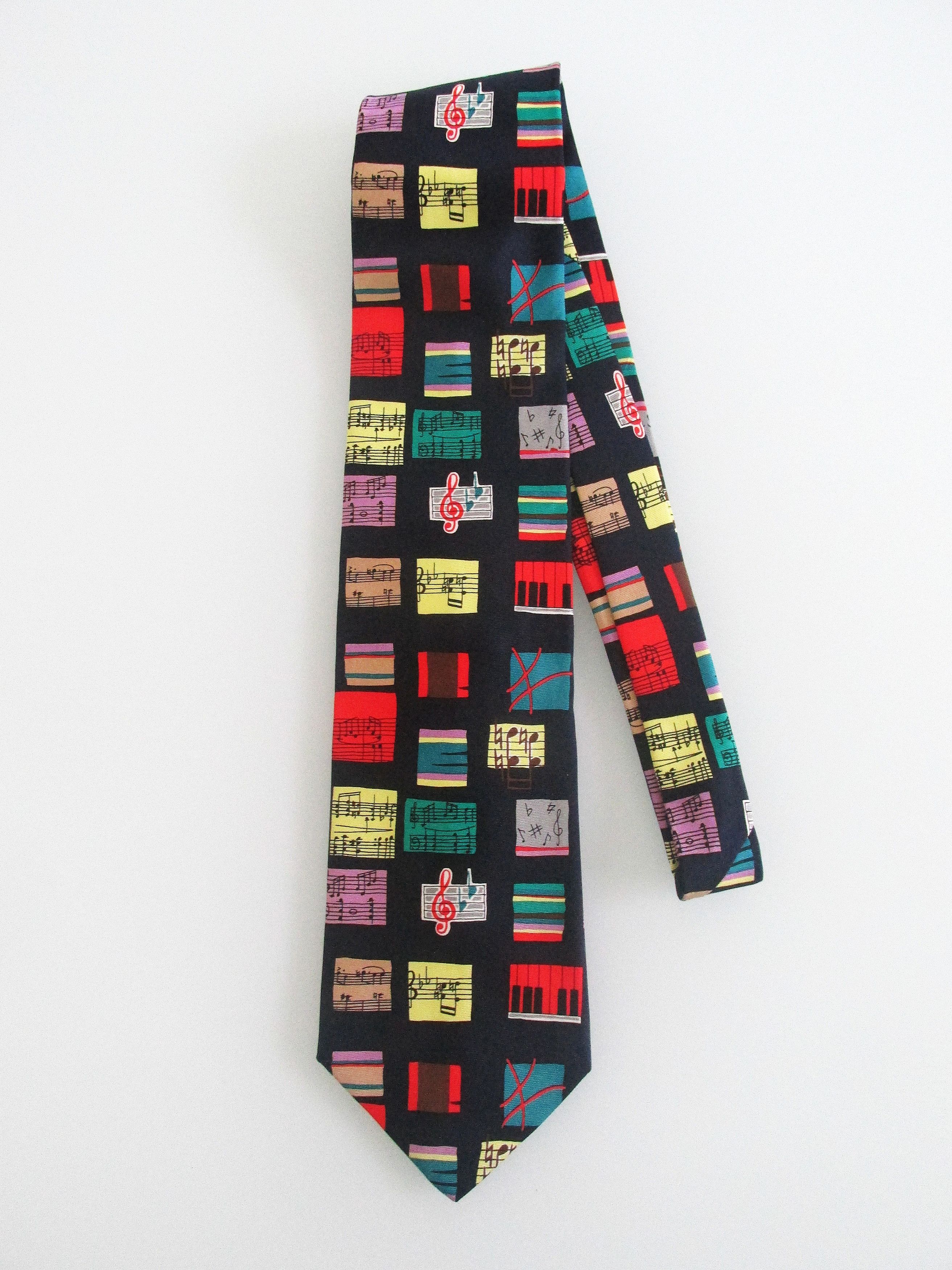 Other Alynn "Musical Notes" Men's Silk Tie Size ONE SIZE - 1 Thumbnail