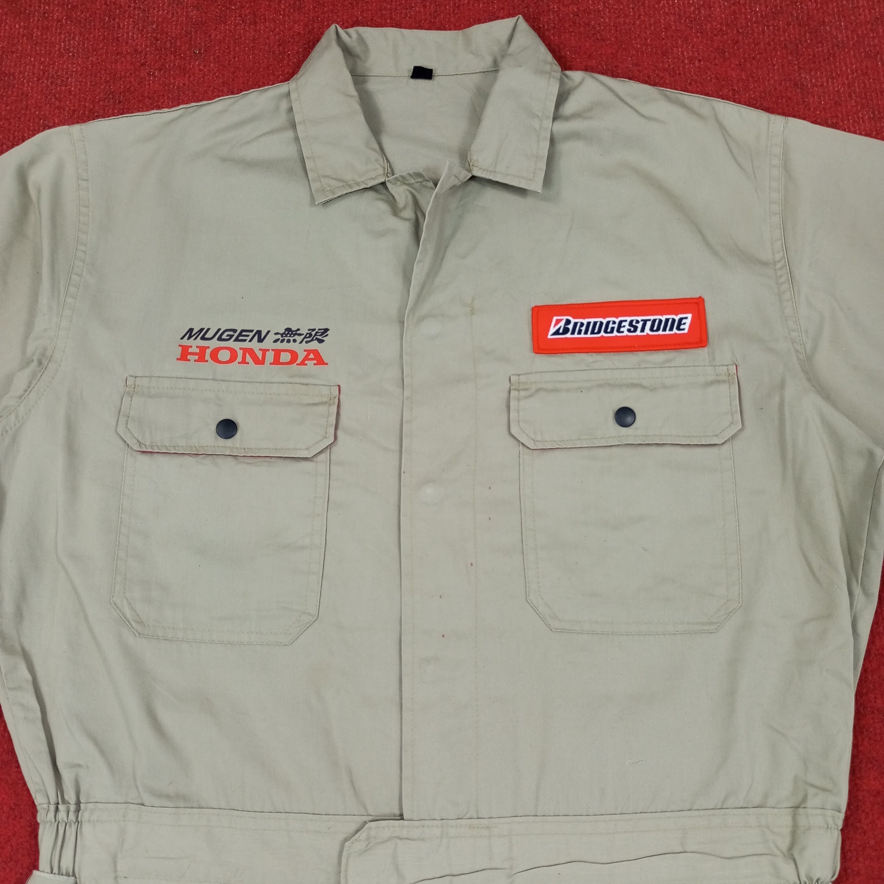 Vintage Bridgestone X Mugen Honda Custom Art Coverall Jacket c221n6 Size US M / EU 48-50 / 2 - 4 Thumbnail