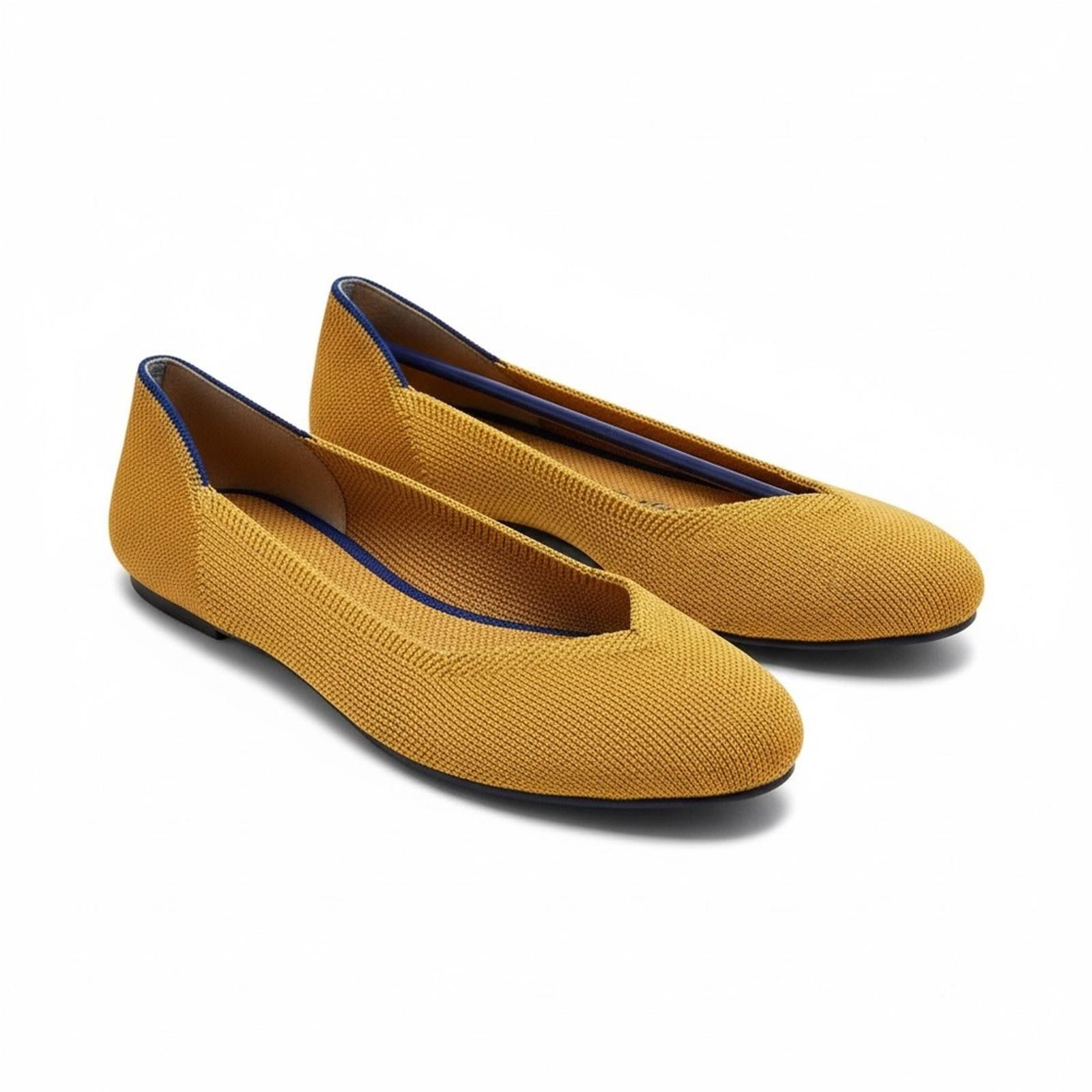 Rothy's Rothy’s Round Toe Flats – Lemon Drop – 7.5 – NIB Size US 7.5 / IT 37.5 - 4 Thumbnail