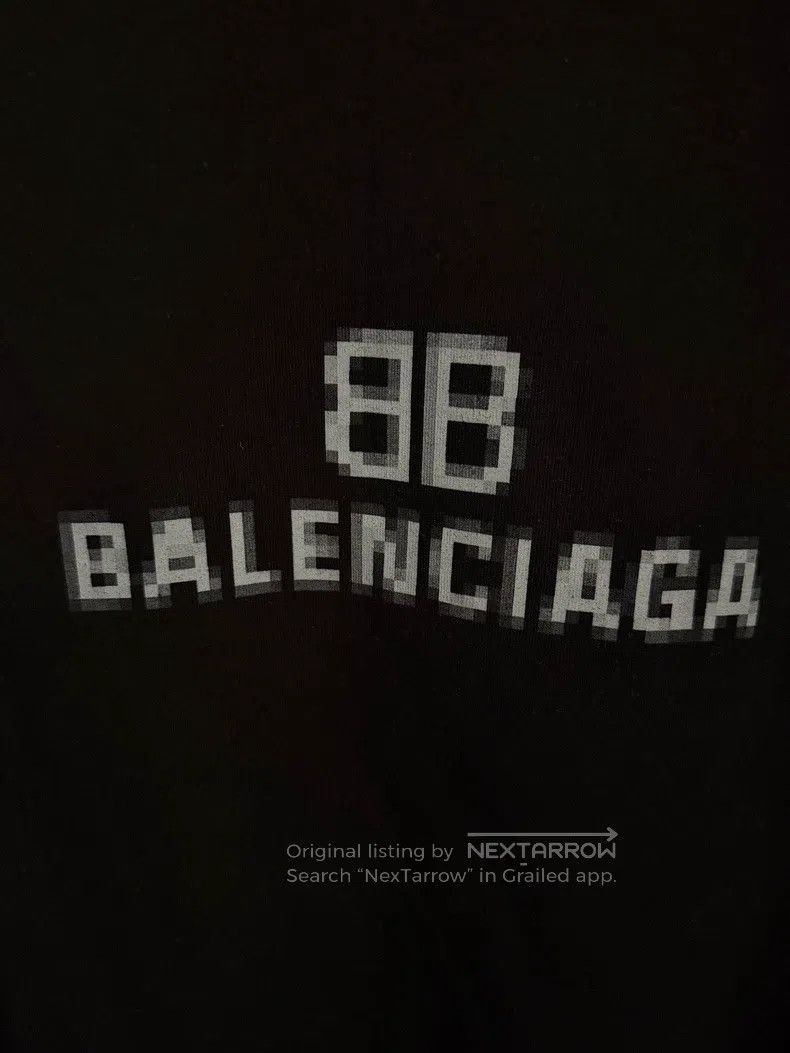 Balenciaga Balenciaga Black Mosaic Short Sleeve Size US L / EU 52-54 / 3 - 3 Thumbnail