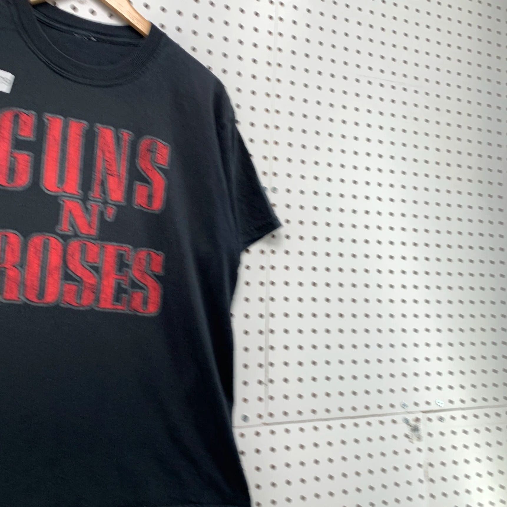 Spell VINTAGE Guns N' Roses Shirt Black Spell Out Graphic Band Tee Adult L Music Mens Size US L / EU 52-54 / 3 - 4 Thumbnail