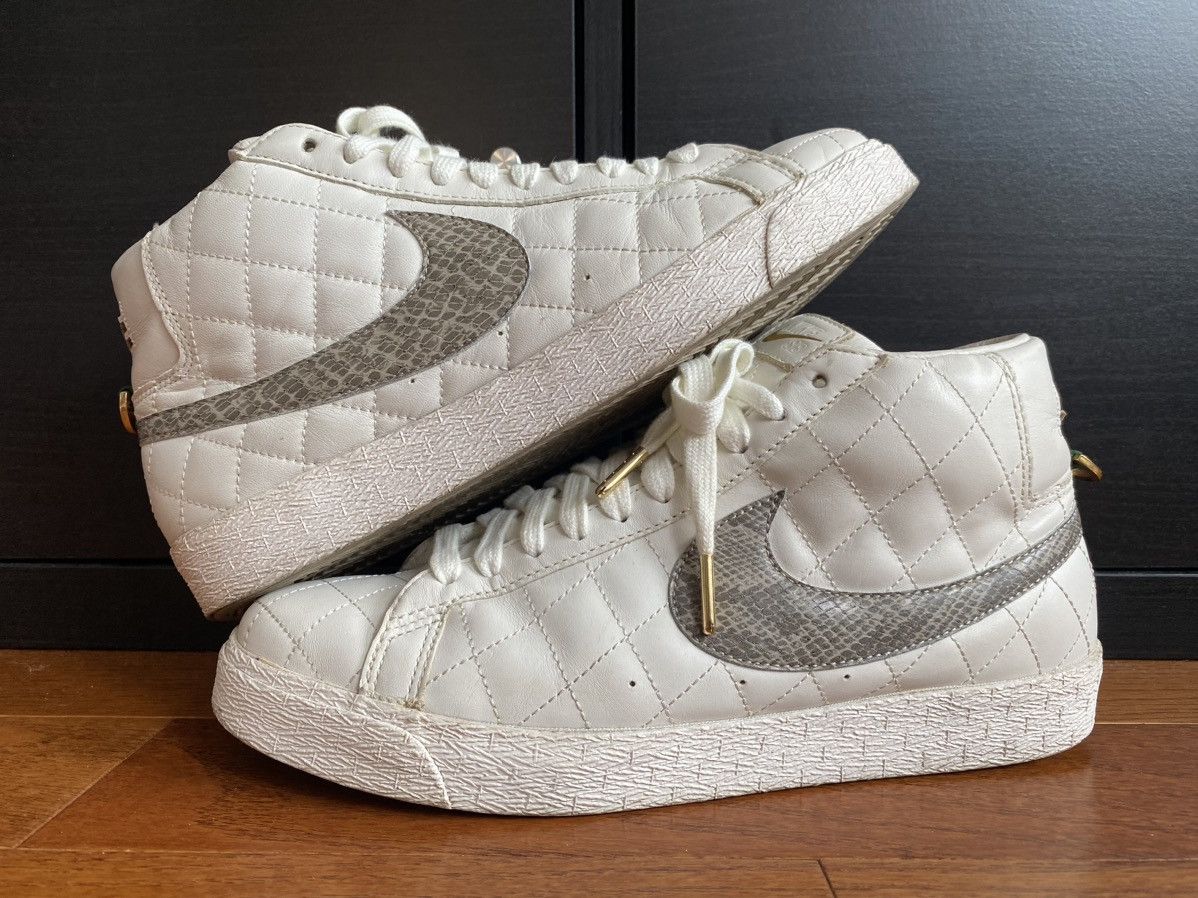 Nike × Supreme Nike Supreme x Blazer SB 'Sail' Size US 9.5 / EU 42-43 - 5 Thumbnail