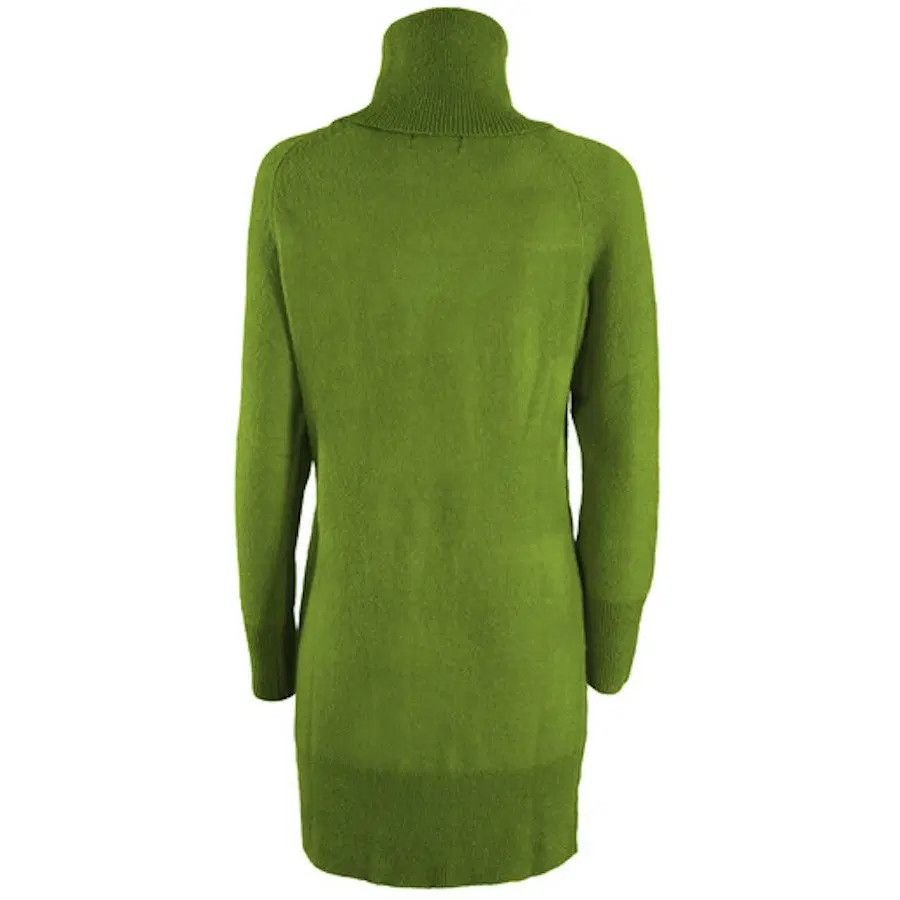 Other Yes Zee women's soft viscose green turtleneck dress Size M / US 6-8 / IT 42-44 - 2 Thumbnail
