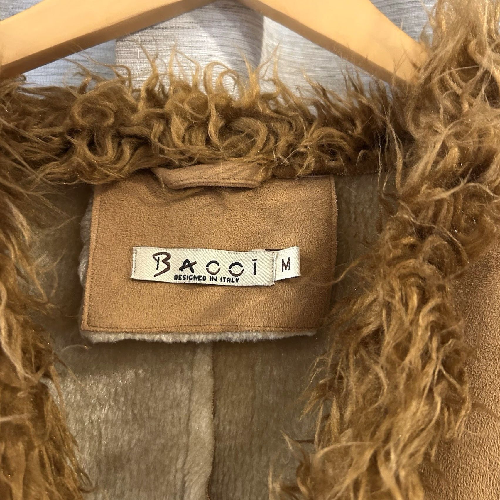 Vintage VINTAGE Bacci Vest Womens Embroidered Faux Suede Tan Brown Polyester Mid-Length Sleeveless Size M Bohemian Hippie Western Size M / US 6-8 / IT 42-44 - 3 Thumbnail