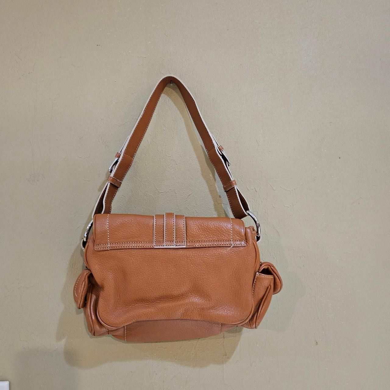 Vintage vintage boho western tan leather shoulder bag Size ONE SIZE - 3 Thumbnail