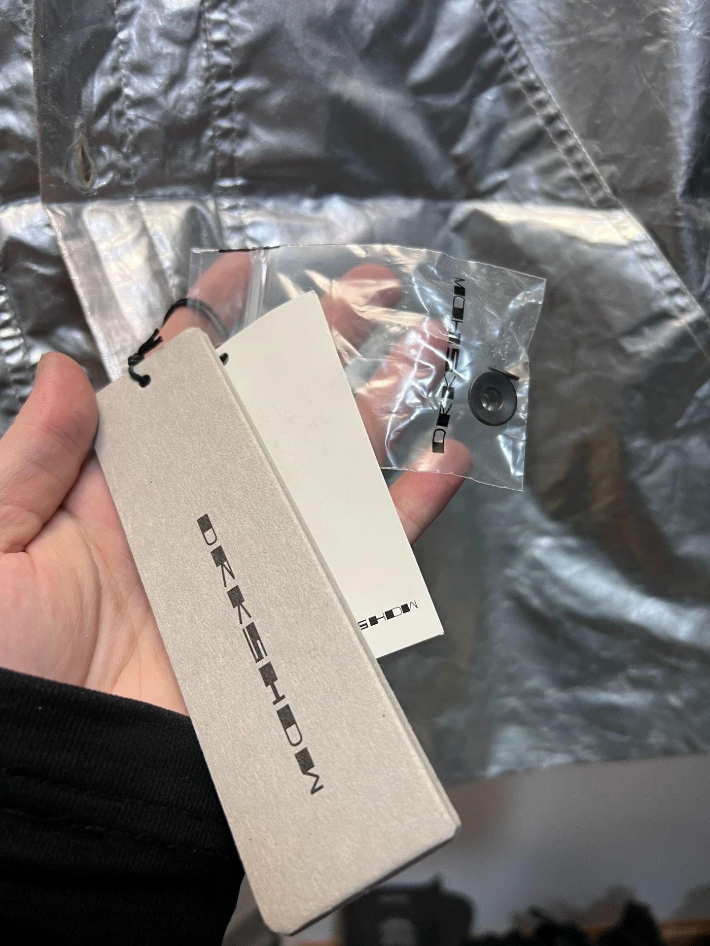 Rick Owens Rick Owens Drkshdw 19ss Metal Silver Shirt Jacket S Size US S / EU 44-46 / 1 - 7 Thumbnail