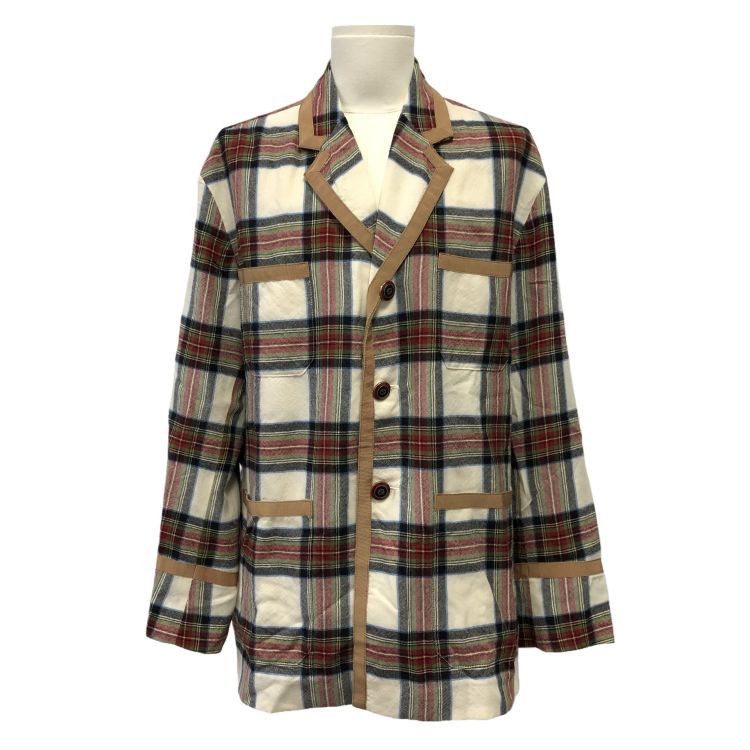 Gucci Gucci Plaid Wool Blazer Size M Size 38R - 1 Thumbnail