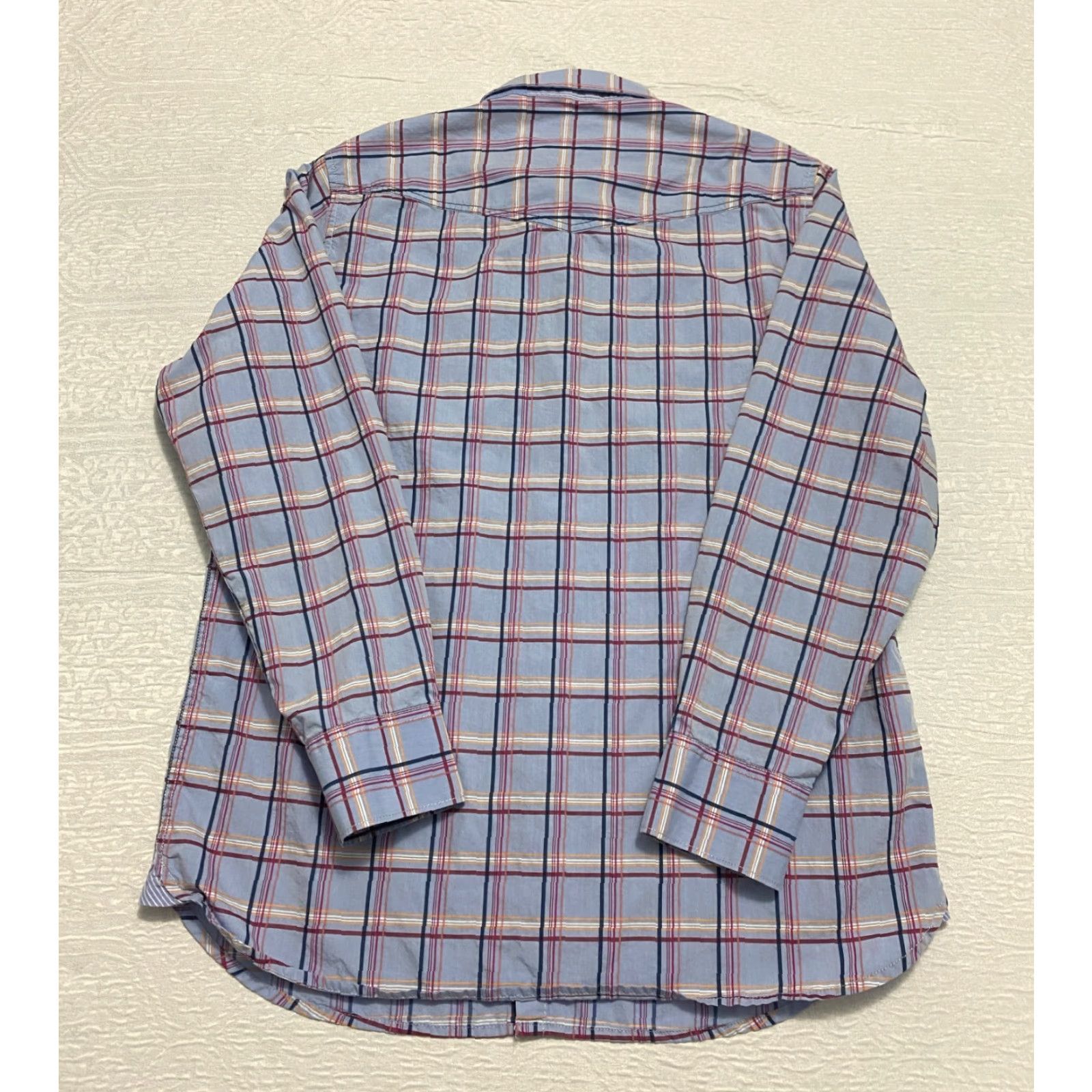 Tommy Bahama Tommy Bahama Shirt Long Sleeve Mens M Plaid Blue Button-Up Casual Travel Workwear Pattern Cotton 100% All Seasons Size US M / EU 48-50 / 2 - 2 Thumbnail