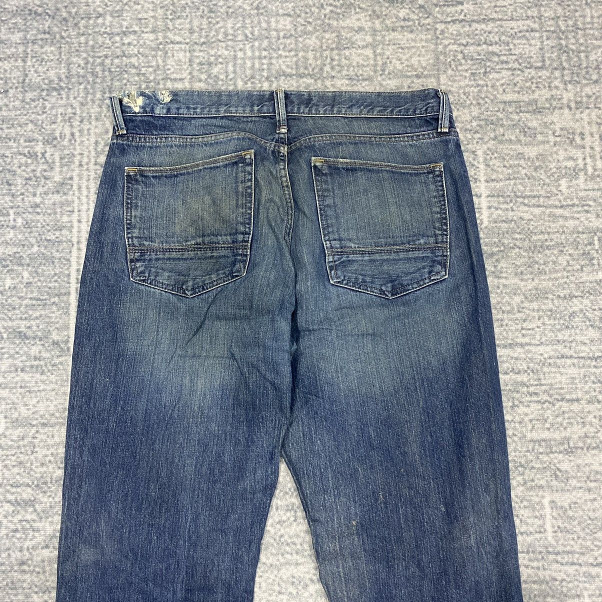 Hysteric Glamour × Japanese Brand × Le Grande Bleu (L.G.B.) Sick☠️ Arizona Mud Wash Relaxed Straight Jeans Denim 90s Size US 38 / EU 54 - 12 Thumbnail