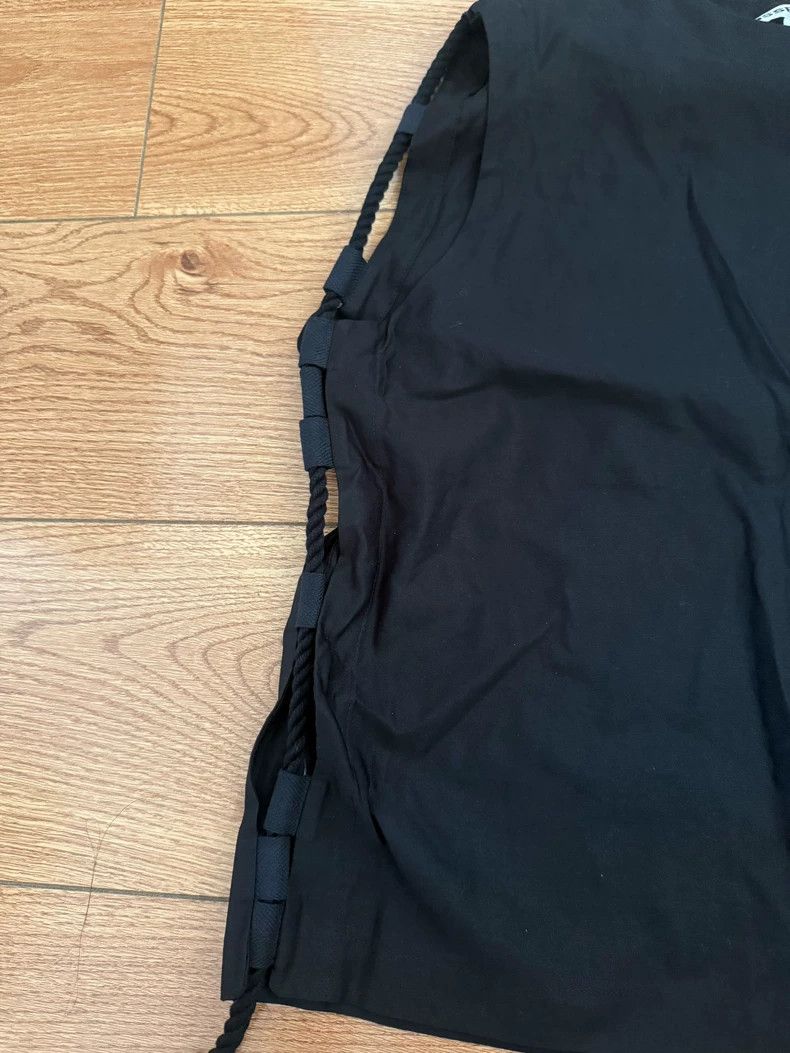 Issey Miyake Issey Miyake size:2 Black cotton and linen sleeveless top Size XS / US 0-2 / IT 36-38 - 6 Thumbnail