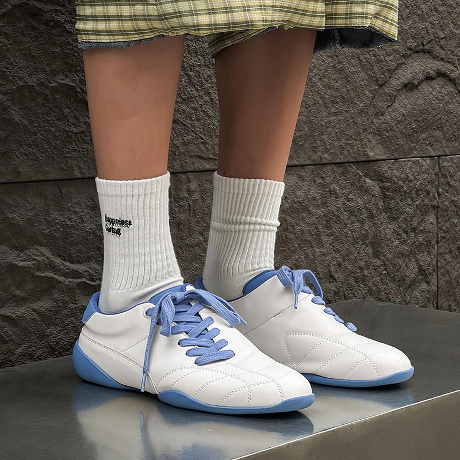 Other Trendy Casual Sneakers - White & Blue Size US 11 / EU 44 - 1 Thumbnail