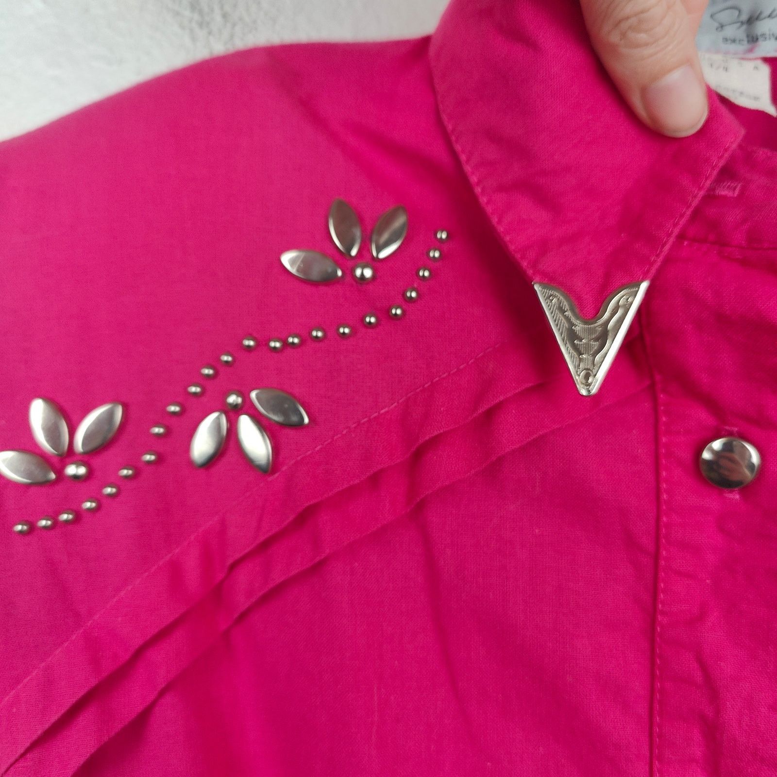Other Vintage 80s Lilia Smitty Western Dress Womens 3 4 Pink Size S / US 4 / IT 40 - 3 Thumbnail