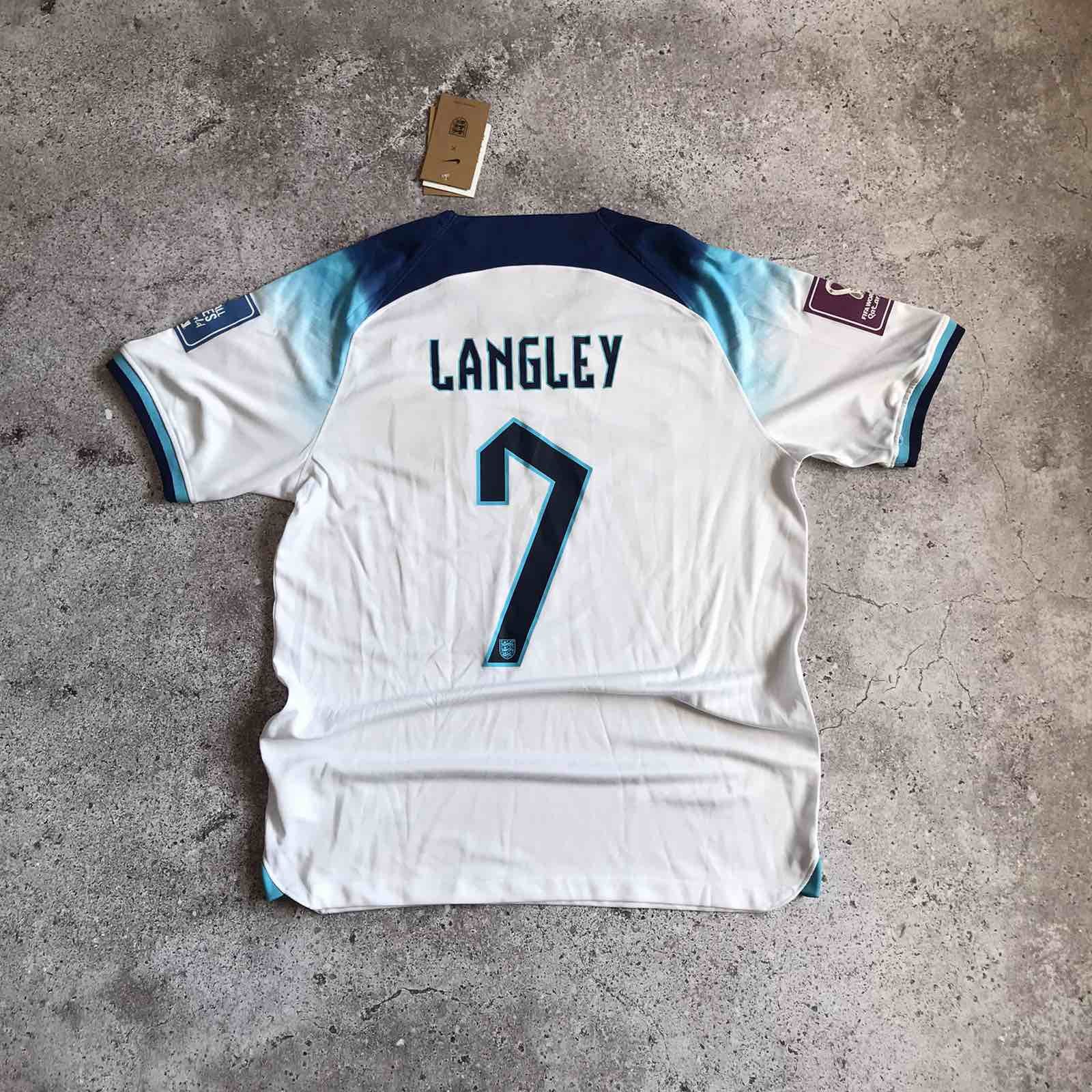 Nike Nike England Home #7 Langley 2023 Blokecore Jersey Size US L / EU 52-54 / 3 - 2 Thumbnail