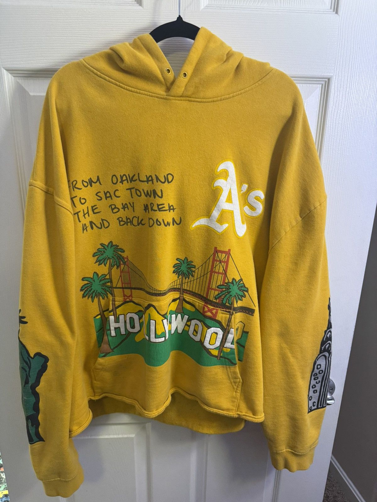 Yellow Hoodie Homme Femme