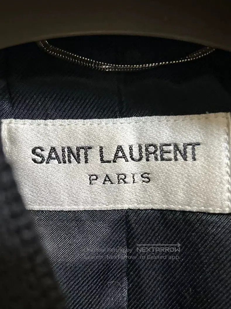 Saint Laurent Paris Saint Laurent Paris Black and white patchwork baseball jac Size US L / EU 52-54 / 3 - 2 Thumbnail