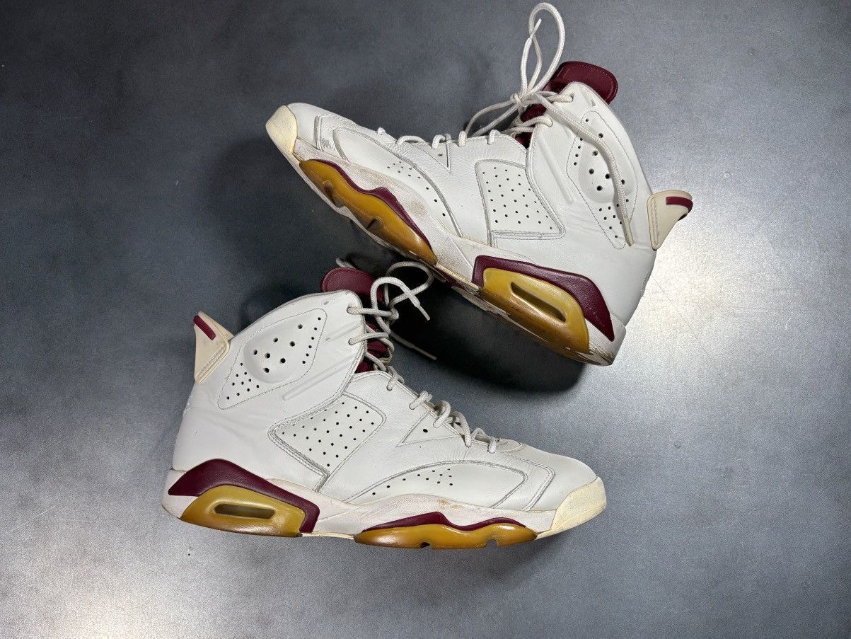 Jordan Brand 2015 Jordan 6 Maroon Air Jordan VI Retro 384664-116 Mens 11 Size US 11 / EU 44 - 17 Thumbnail