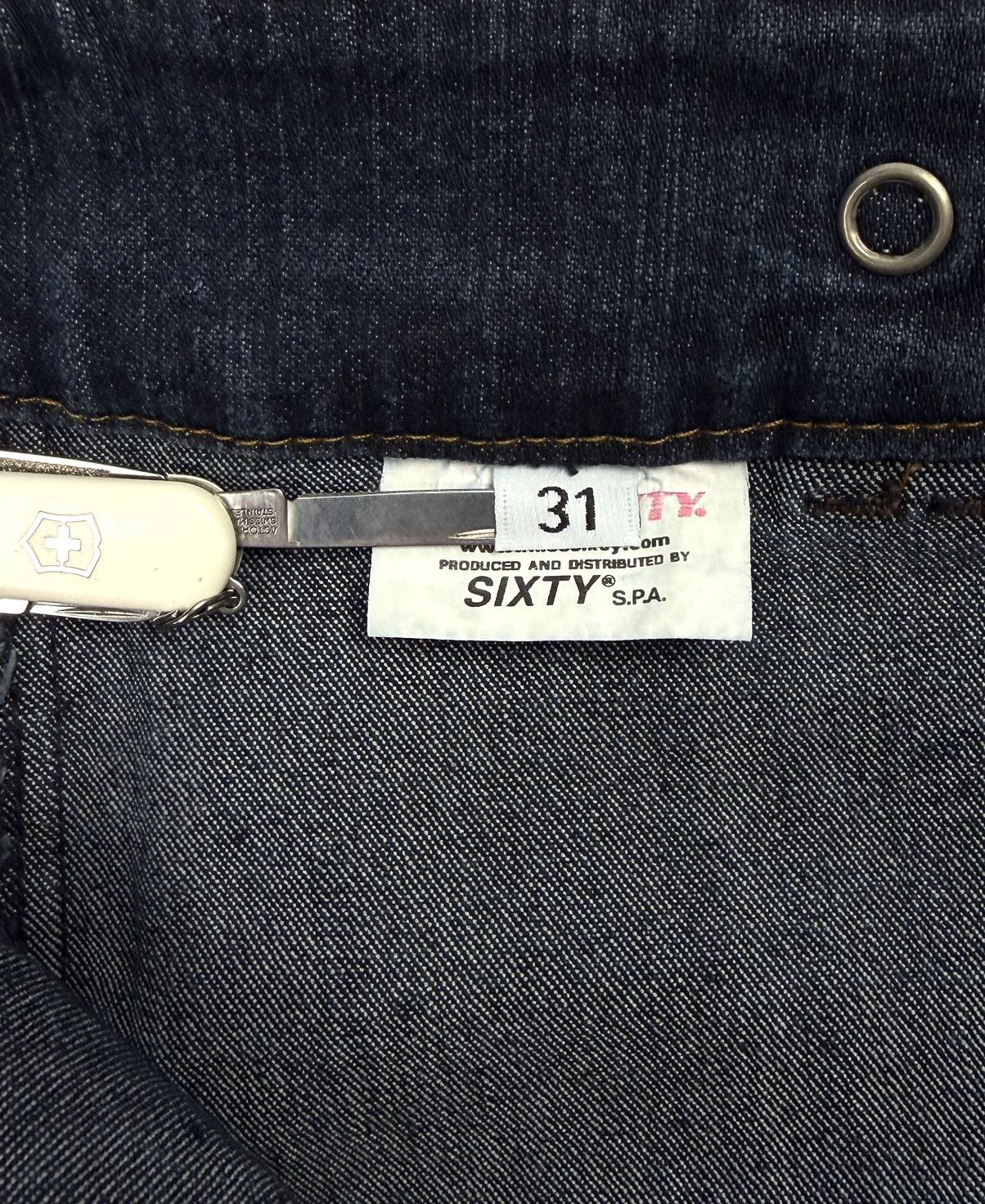 Miss Sixty Miss Sixty 00s Bootcut Navy Denim Jeans Vintage Japan Y2K Size 31" - 12 Thumbnail