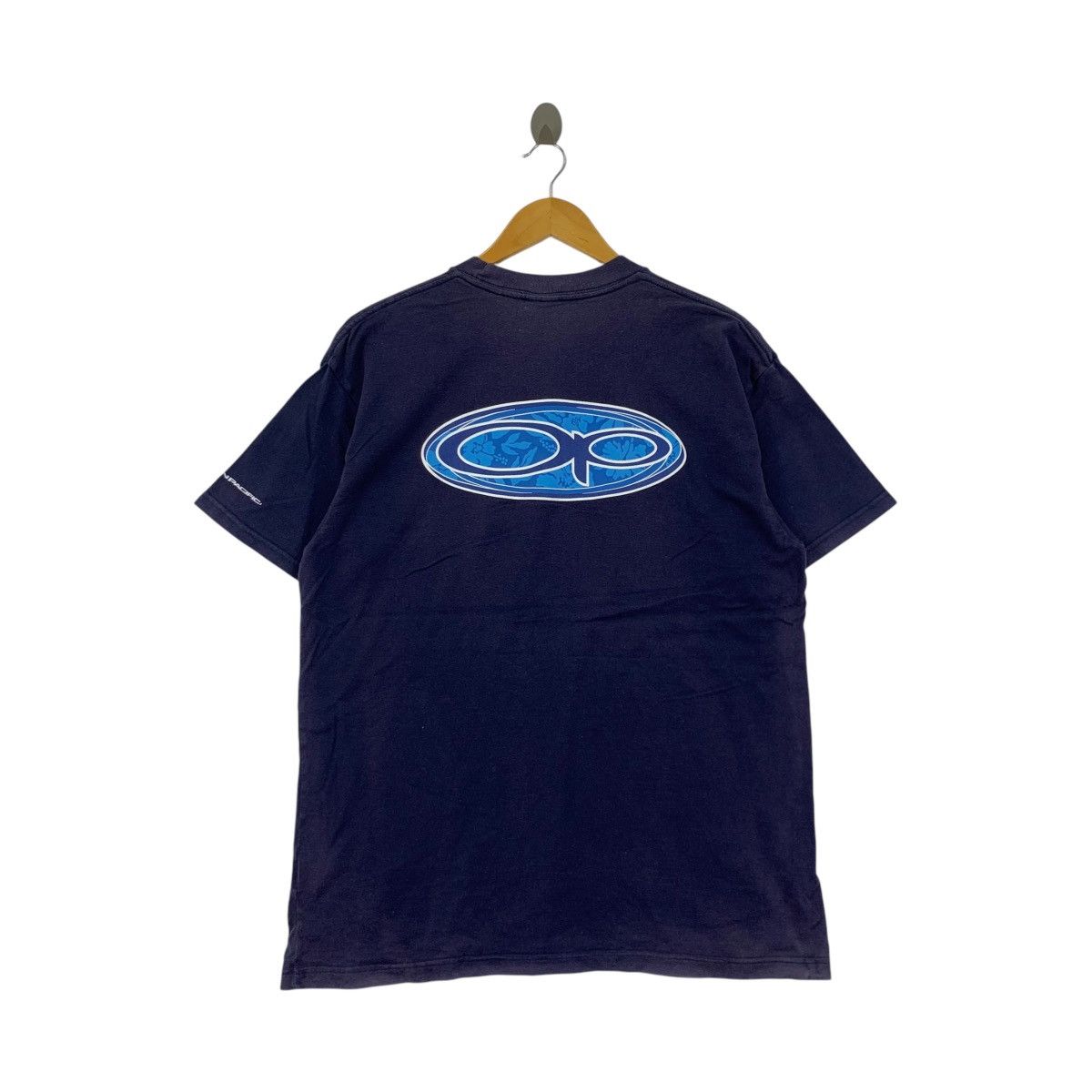 Vintage OP OCEAN PACIFIC Logo Natural Sun Faded Tee Shirt