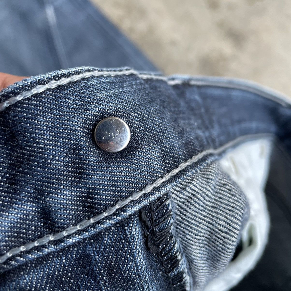 Levi's Vintage Clothing 🔥Vintage Levis 504 Stoned Washed Ripped Distress Denim Jeans Size US 34 / EU 50 - 12 Thumbnail