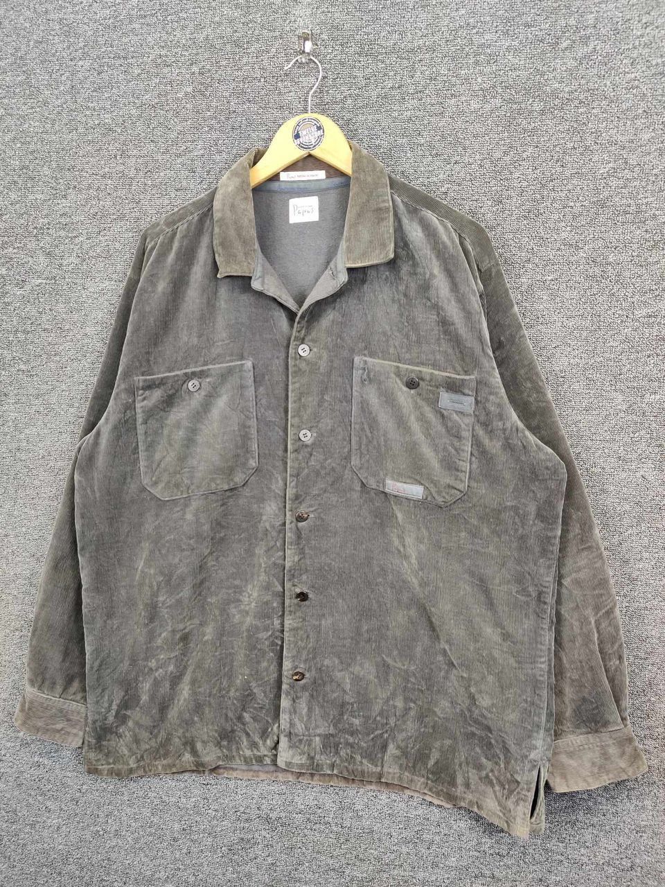 Vintage Vintage Papas Corduroy Button Shirt Jacket Size US L / EU 52-54 / 3 - 2 Thumbnail