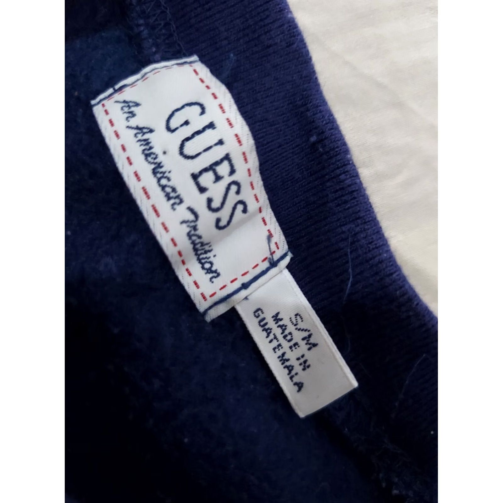 Guess VINTAGE Guess Jeans Sweater S Small Navy Blue Cotton Sweatshirt Mens Size US S / EU 44-46 / 1 - 3 Thumbnail