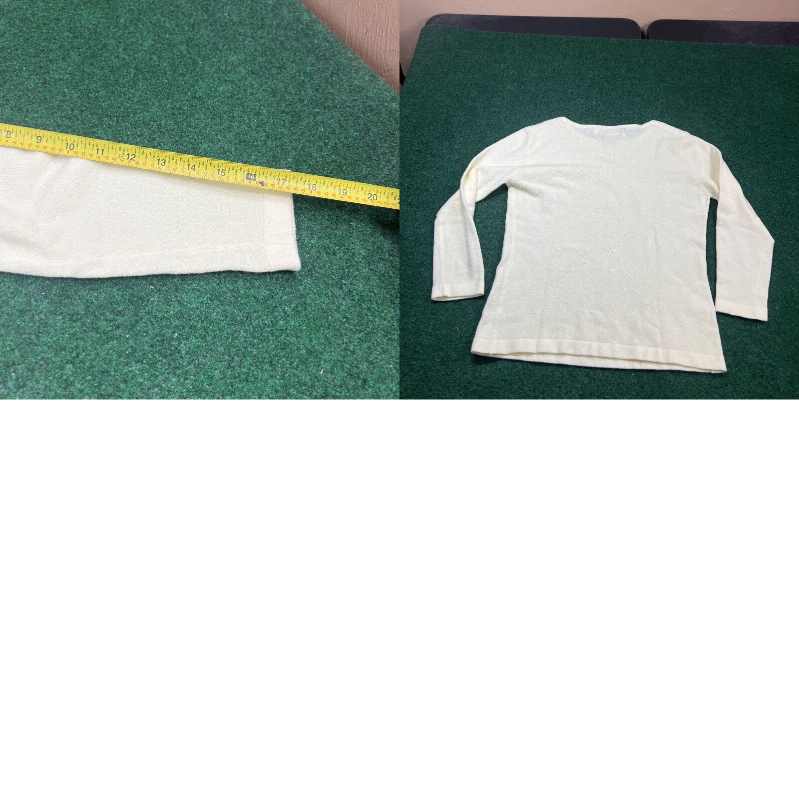 Vintage Crystal Kobe Yellow long sleeve sweater Chest Size Medium Light weight Comfy S Size M / US 6-8 / IT 42-44 - 8 Thumbnail