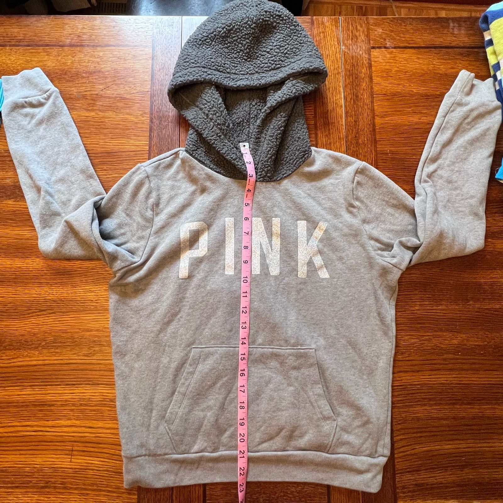 Pink VS PINK Light Gray Perfect Pullover Hoodie Sweatshirt Size M Size M / US 6-8 / IT 42-44 - 6 Thumbnail