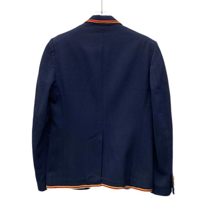 Gucci Gucci Deep Blue Cotton Blazer with Bee Emblem-2506 Size US M / EU 48-50 / 2 - 2 Thumbnail