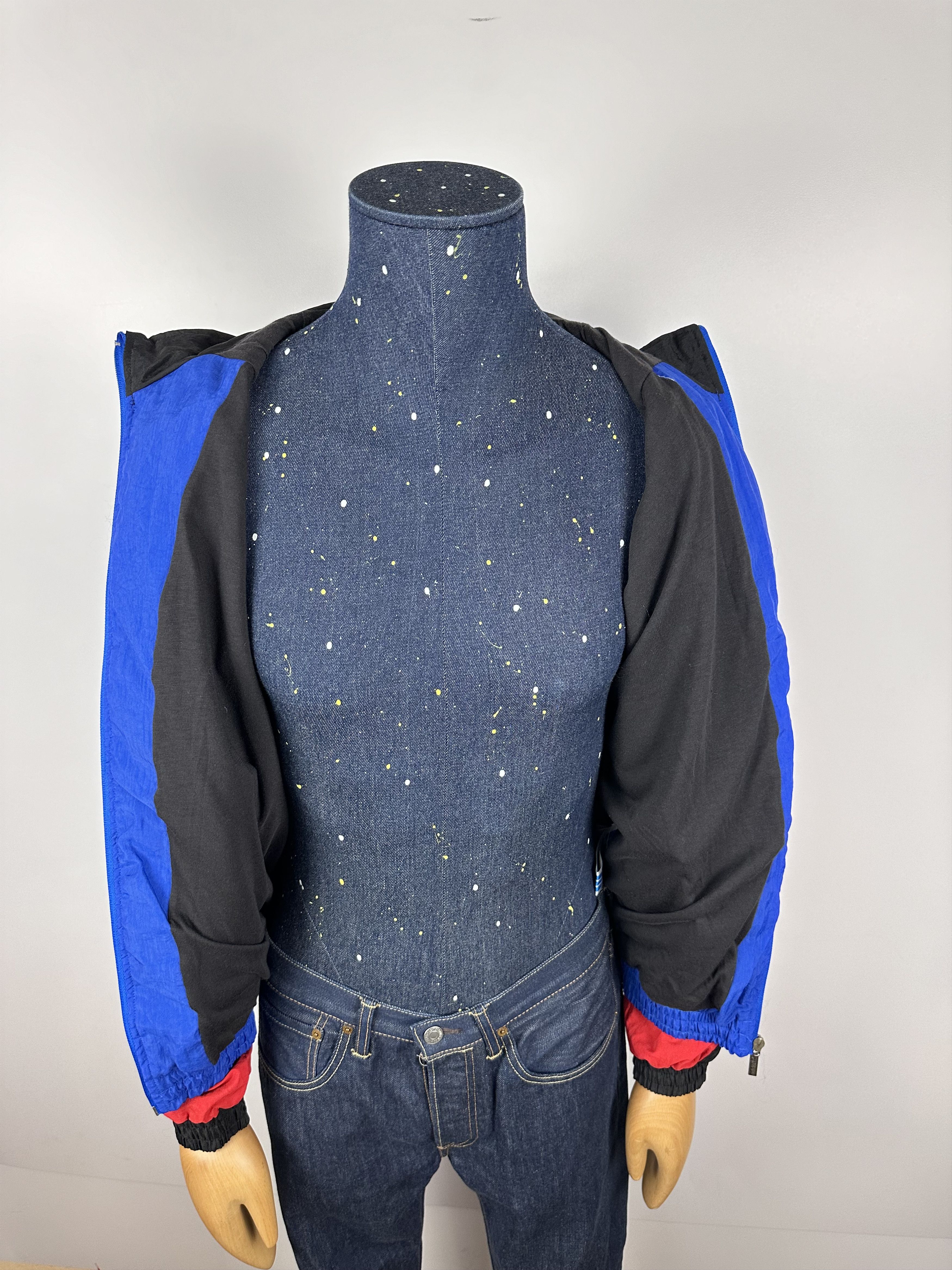 Adidas × Vintage Adidas Vintage 90s Nylon Bomber Track Top Jacket Size US M / EU 48-50 / 2 - 10 Thumbnail