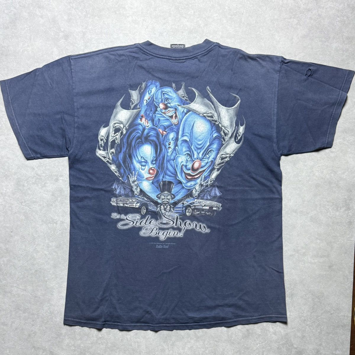 Vintage Vintage 1998 Cholo Chicano Rollin Hard T Shirt Size US XL / EU 56 / 4 - 2 Thumbnail
