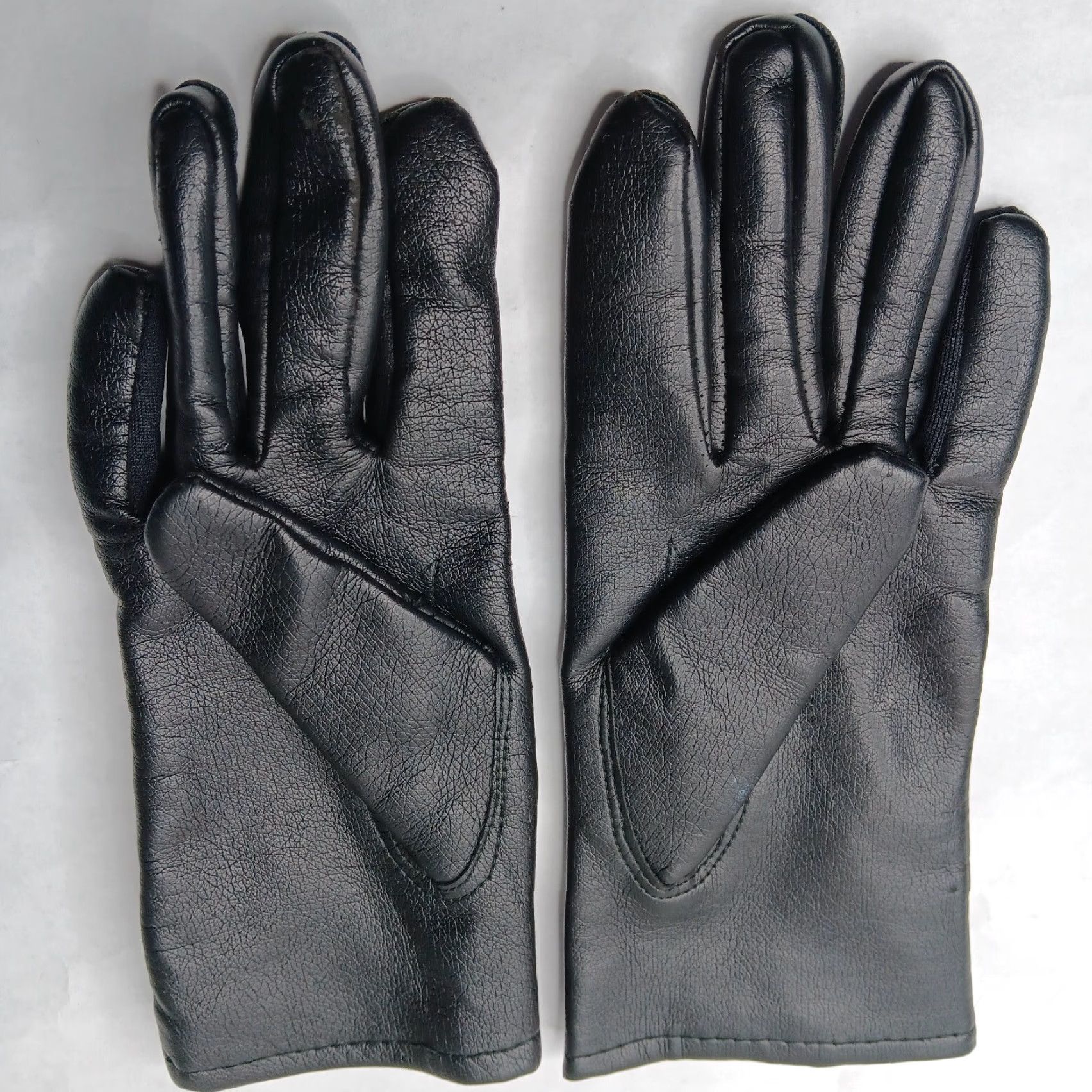Vintage VINTAGE Unbranded Jelmin Vinyl Gloves Tricot Lining Women XS Black Everyday 8.75" Medium-Finger 3" Length Size ONE SIZE - 2 Thumbnail