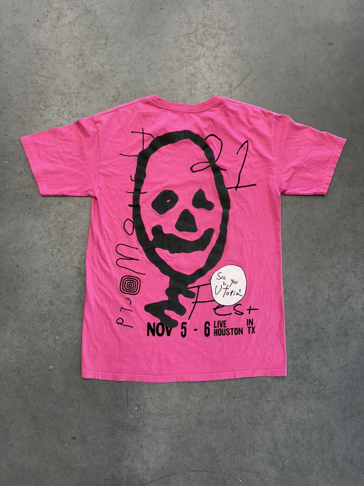 Rolling Loud × Travis Scott SS23 Travis Scott Other Side T-Shirt Size US M / EU 48-50 / 2 - 2 Thumbnail