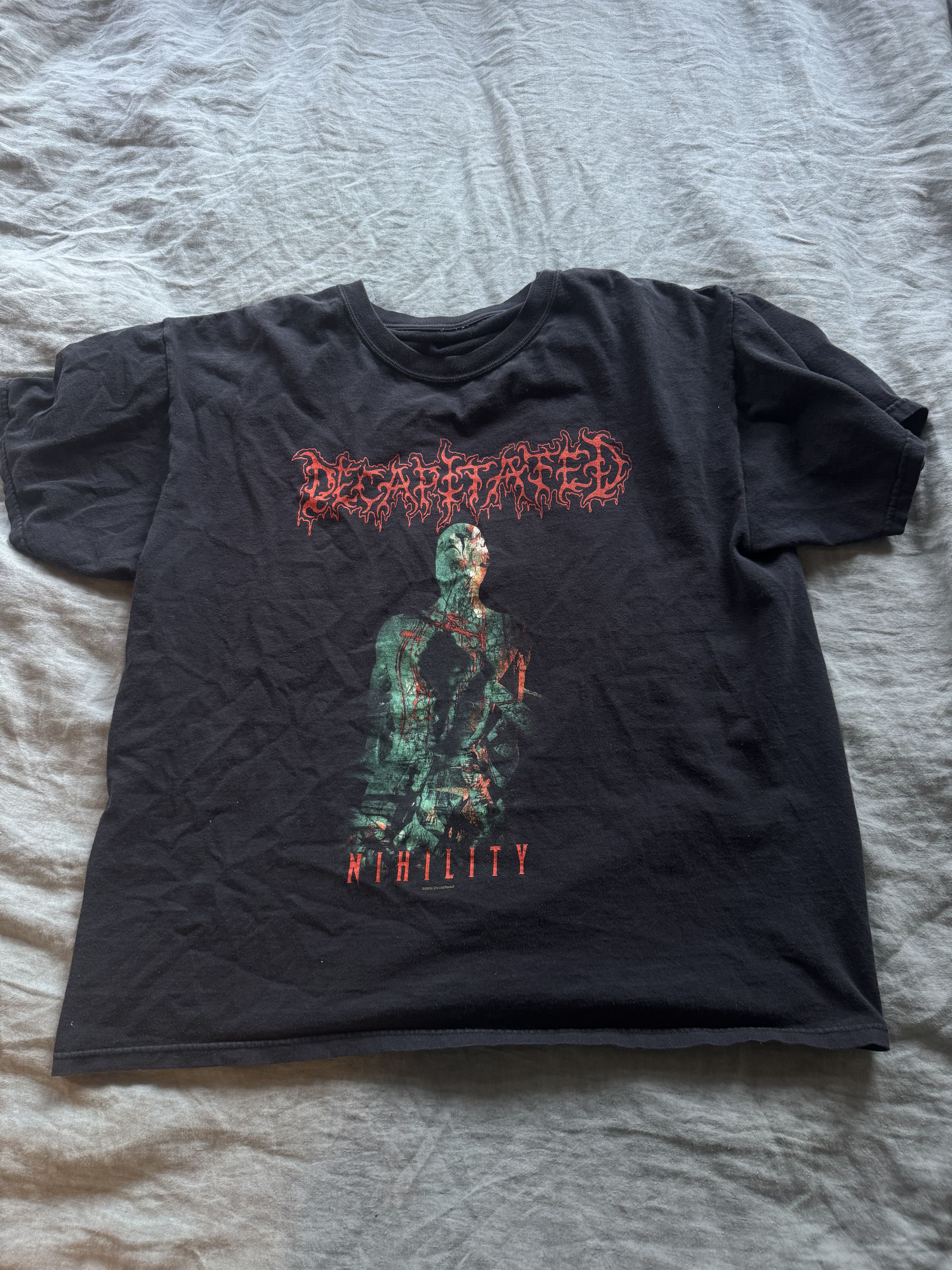 Vintage Vintage Decapitated Nihility Heavy Metal Tee Size US L / EU 52-54 / 3 - 1 Thumbnail