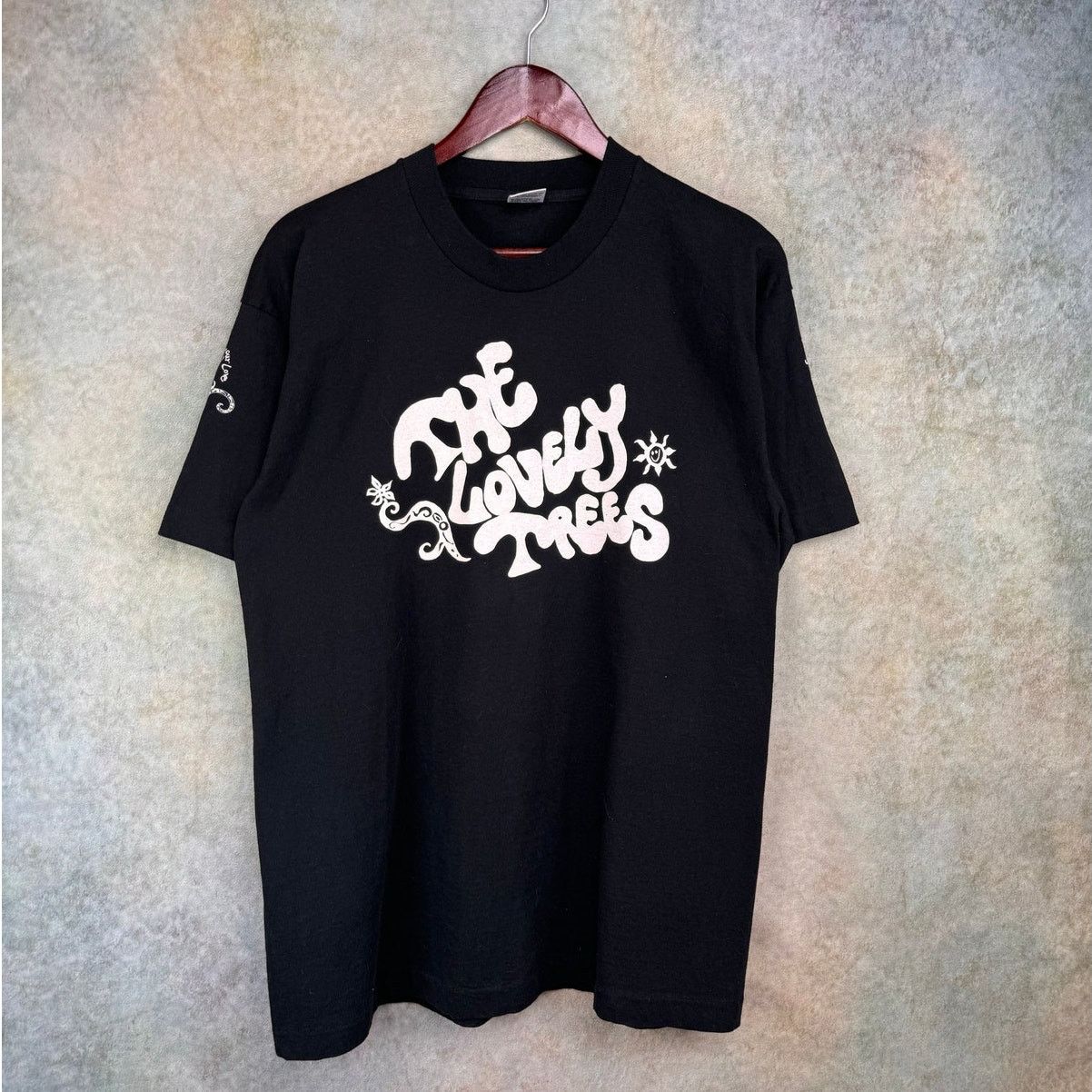 Vintage VTG 90s The Lovely Trees 'Everybody Get Your Love' Band Tee Size US XL / EU 56 / 4 - 3 Thumbnail