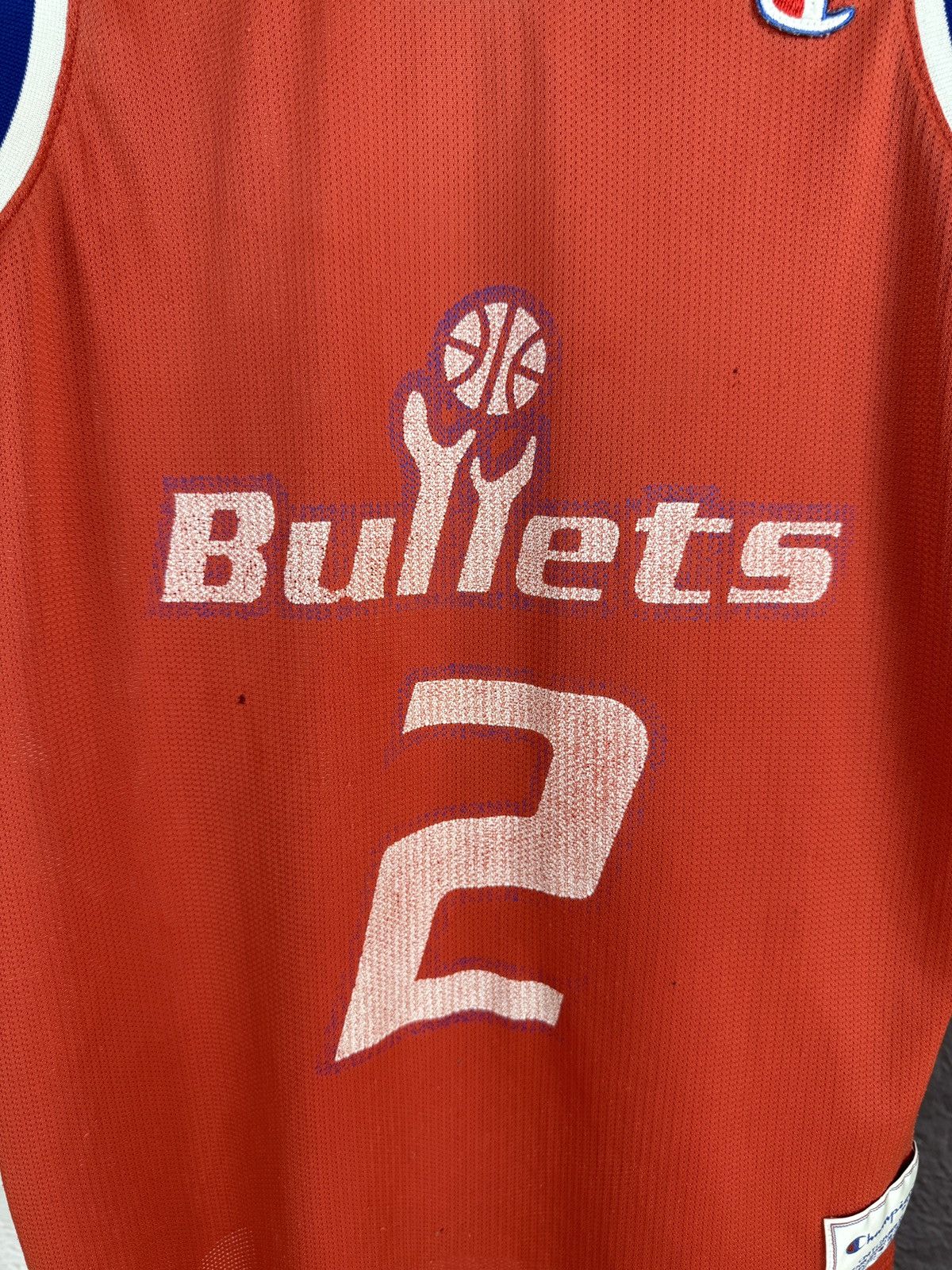 Champion Champion 90s Washington #2 Bullets Chris Webber jersey shirt Size US L / EU 52-54 / 3 - 6 Thumbnail