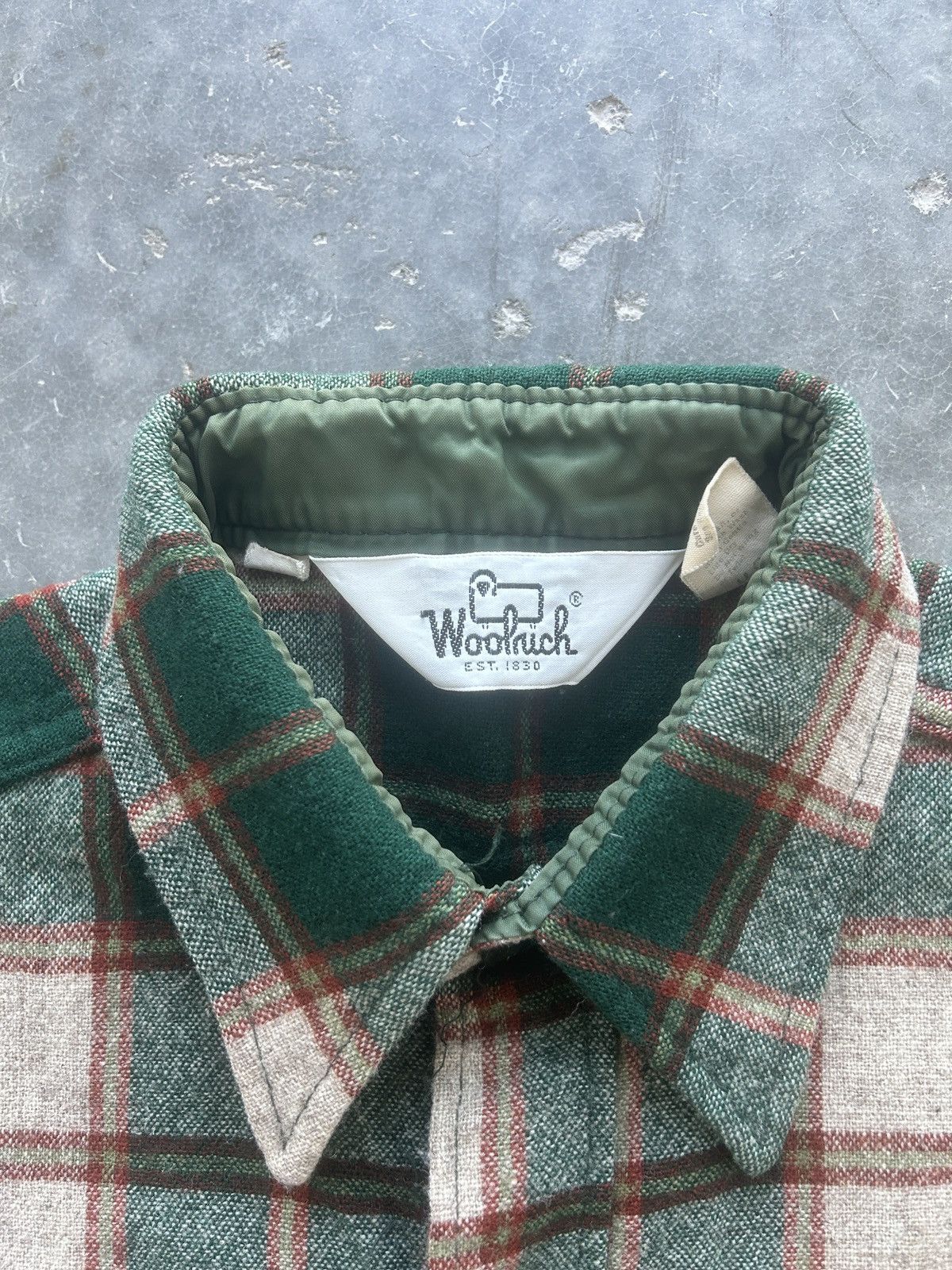 Vintage × Woolrich Woolen Mills Vintage 80s Woolrich Wool Flannel Shirt Size US M / EU 48-50 / 2 - 2 Thumbnail