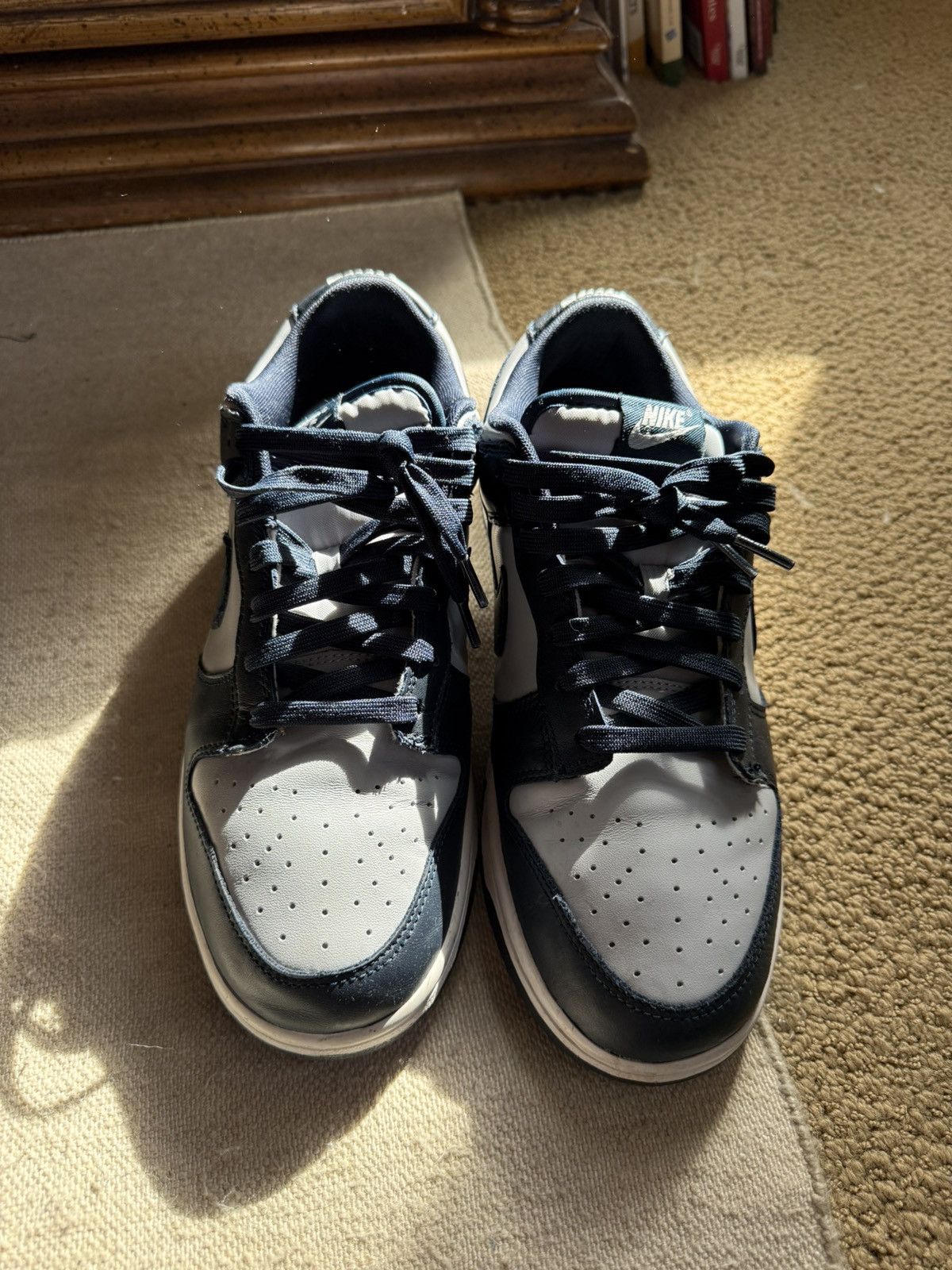 Nike Nike Dunk Low Retro Georgetown Size US 11 / EU 44 - 3 Thumbnail