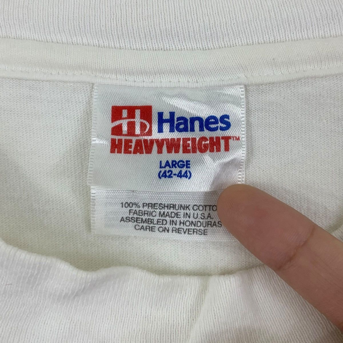 Hanes Vintage 90’ SNOOPY PEANUTS Cartoon Comic Hanes Tag Tee Shirt Size US L / EU 52-54 / 3 - 5 Thumbnail