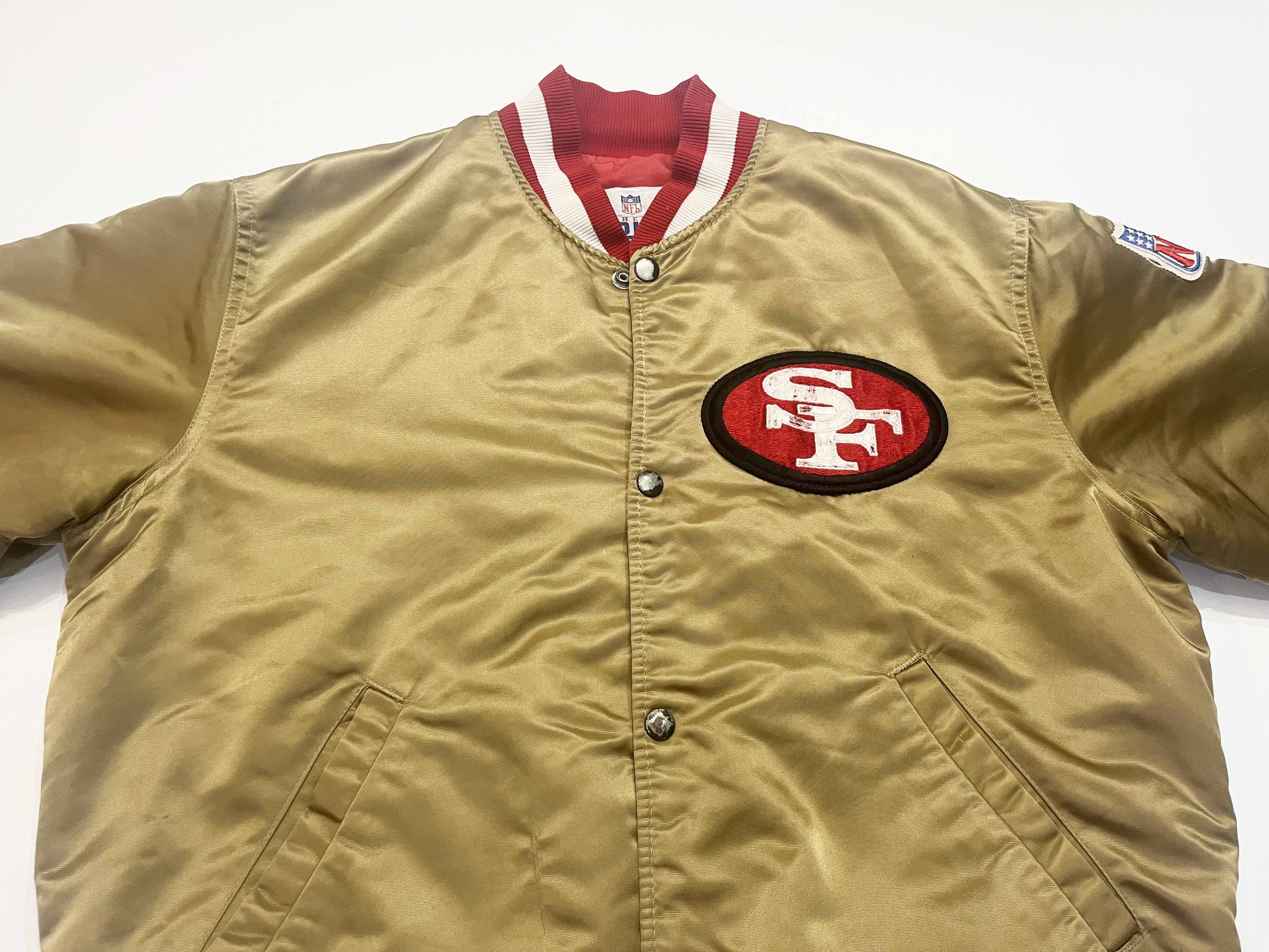 Starter Vintage Starter NFL San Francisco 49ers Satin Bomber Jacket Size US M / EU 48-50 / 2 - 2 Thumbnail