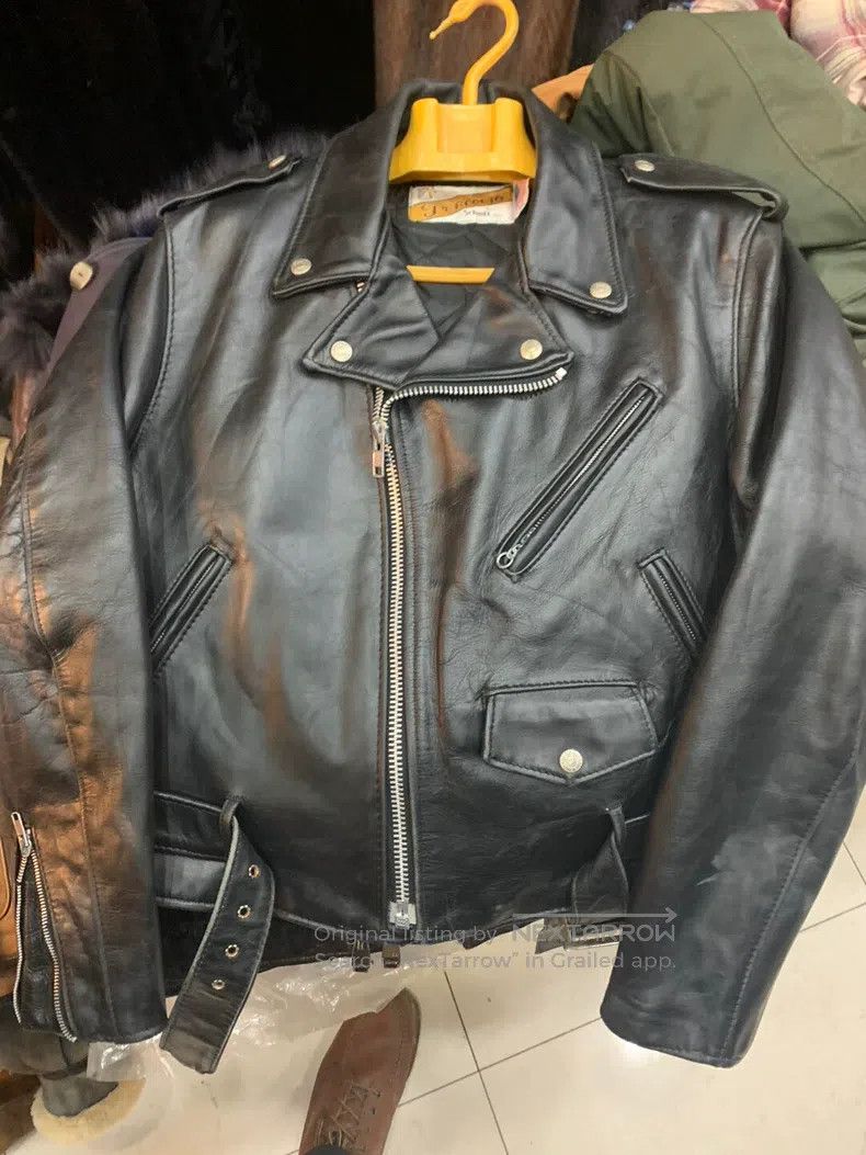 Schott Schott Vintage biker jacket Size US L / EU 52-54 / 3 - 6 Thumbnail