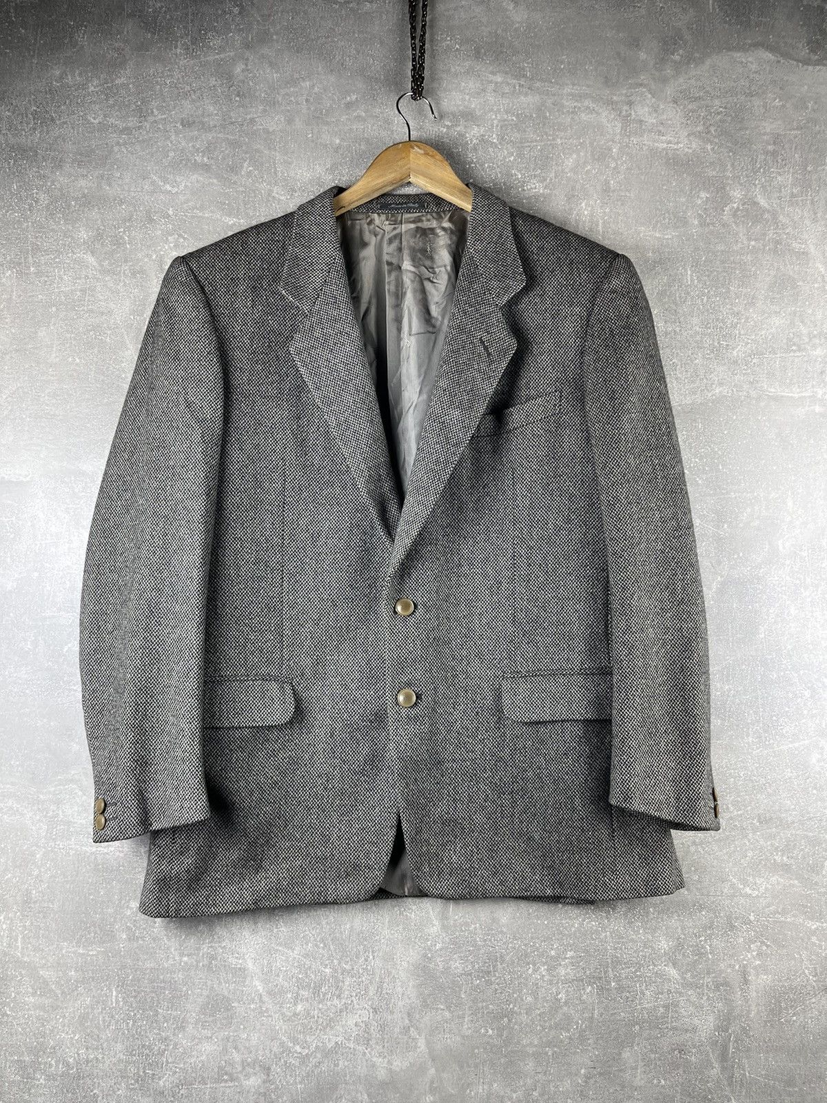 Yves Saint Laurent Yves Saint Laurent Rive Gauche Wool Cashmere Blazer Jacket Size 52R - 1 Thumbnail